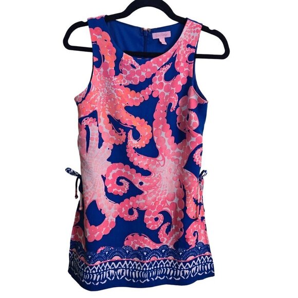 Lilly Pulitzer Donna Romper Rare Mocean Pattern Starfish Design Size 00 - Picture 2 of 9